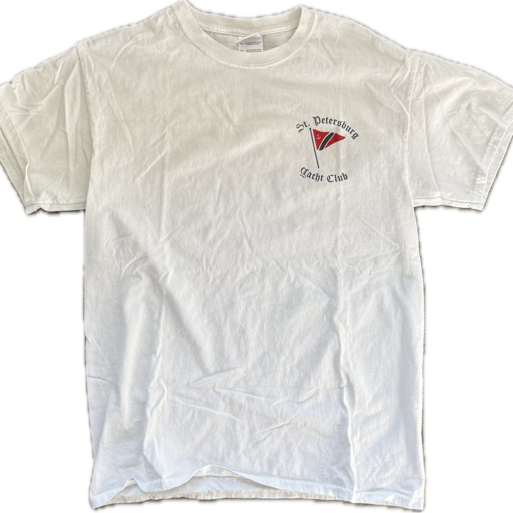St. Petersburg Yacht Club White Tee